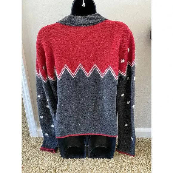Vintage Women's Cardigan Sweater Snowflake Paul Harris Designs Christmas Small - Picture 3 of 6